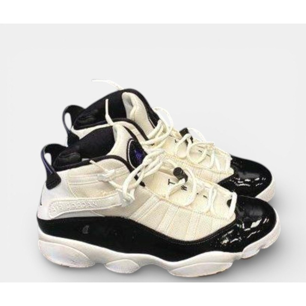 Jordan 6 Rings Concord 2008 Mens 11 White Black Purple Retro Basketball